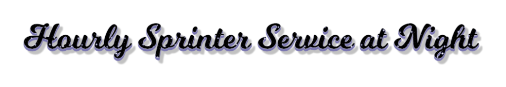 Night Sprinter in NYC