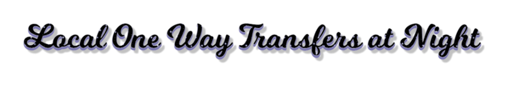 Night Time Sprinter Transfers