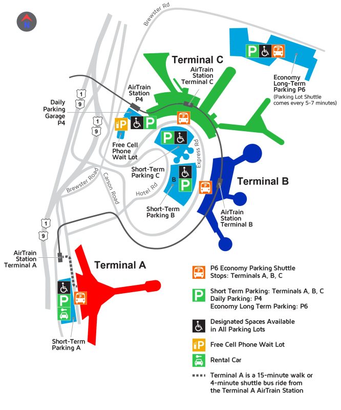 EWR-airport-map